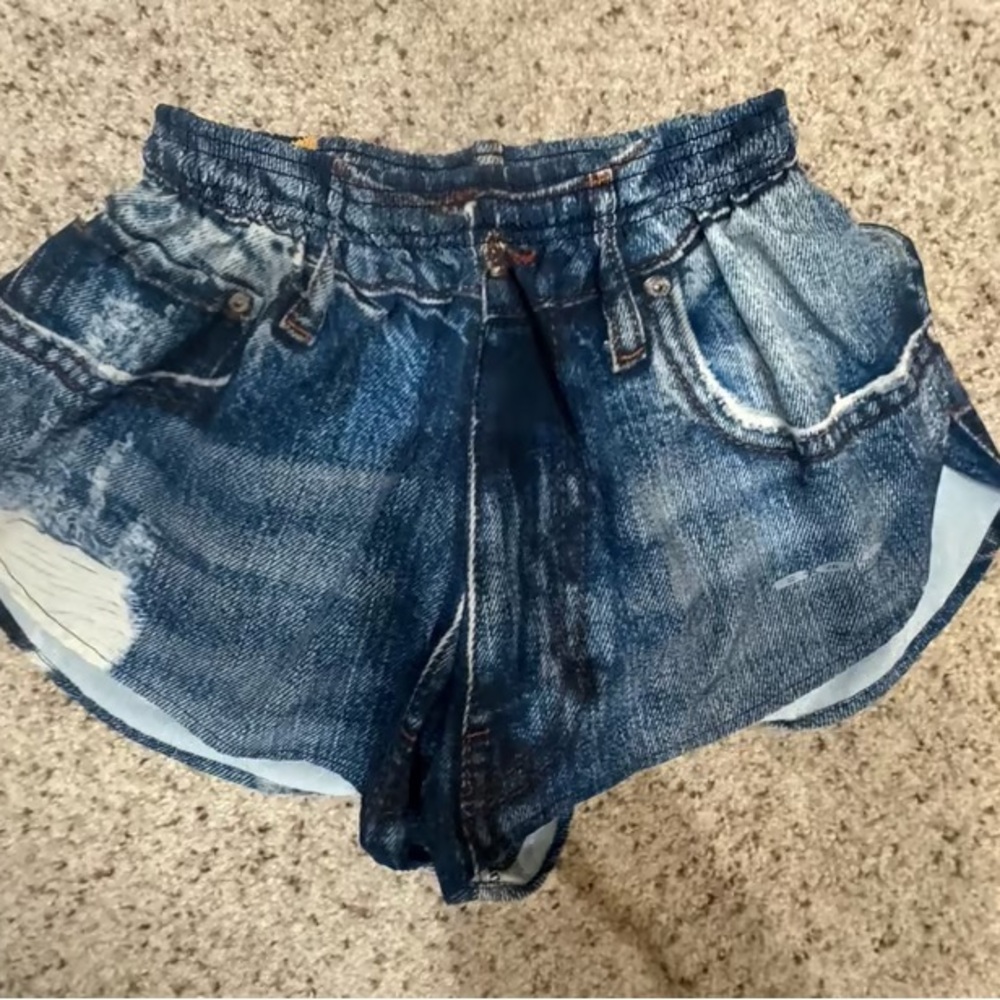 Blue Denim Women's Shorts